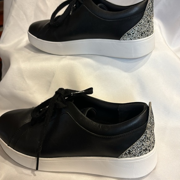 FitFlop Rally, black silver glitter sneakers, perfect condition - Picture 5 of 8